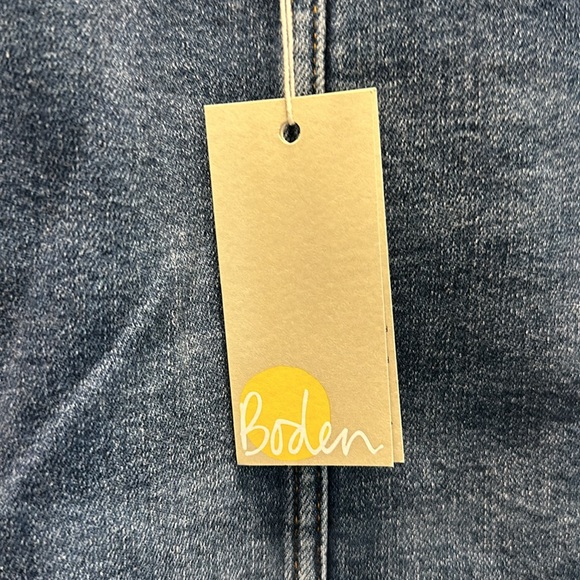 Boden Size 20/22 Zip Front Blue Jeans NWT - Picture 3 of 10